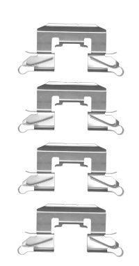 HELLA Комплектующие, колодки дискового тормоза 8DZ 355 204-691