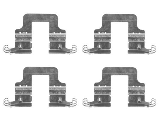 HELLA Комплектующие, колодки дискового тормоза 8DZ 355 204-851