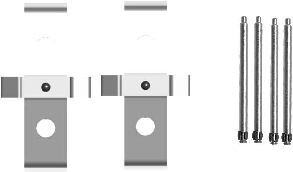 HELLA Lisakomplekt, ketaspiduriklotsid 8DZ 355 205-021