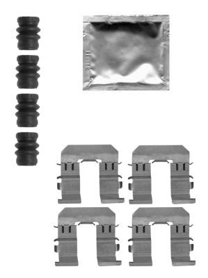 HELLA Lisakomplekt, ketaspiduriklotsid 8DZ 355 205-271