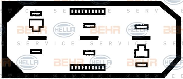 HELLA Ventilaator,mootorijahutus 8EW 009 144-451