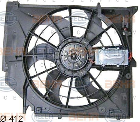 HELLA Вентилятор, охлаждение двигателя 8EW 351 038-391