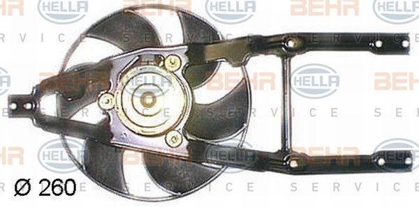 HELLA Вентилятор, охлаждение двигателя 8EW 351 044-461