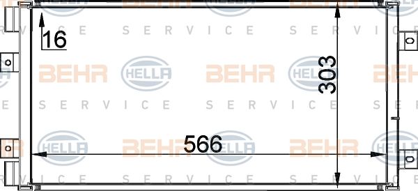 HELLA Kondensaator,kliimaseade 8FC 351 300-741