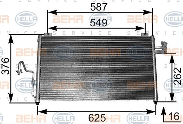 HELLA Kondensaator,kliimaseade 8FC 351 301-091