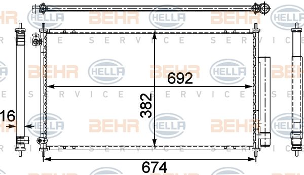 HELLA Kondensaator,kliimaseade 8FC 351 303-681