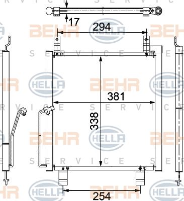 HELLA Kondensaator,kliimaseade 8FC 351 304-191