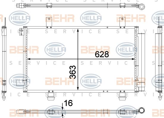 HELLA Kondensaator,kliimaseade 8FC 351 307-741