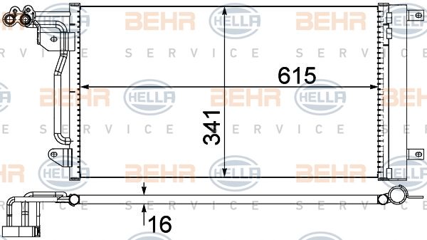 HELLA Kondensaator,kliimaseade 8FC 351 309-134