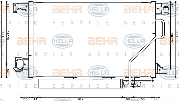 HELLA Kondensaator,kliimaseade 8FC 351 317-504