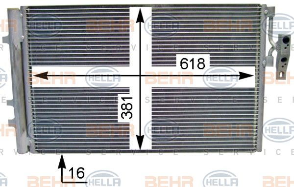 HELLA Kondensaator,kliimaseade 8FC 351 343-171