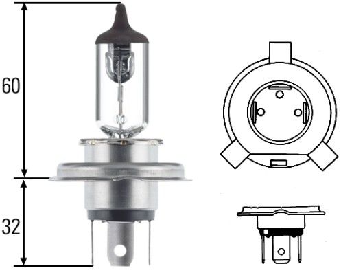 HELLA Лампа накаливания 8GJ 002 525-001