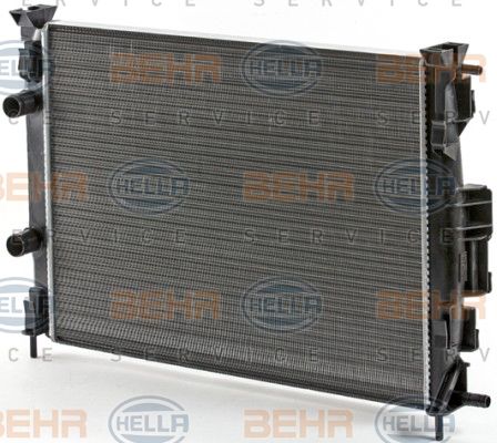 HELLA Радиатор, охлаждение двигателя 8MK 376 700-684