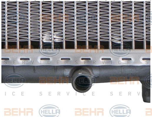 HELLA Radiaator,mootorijahutus 8MK 376 711-284