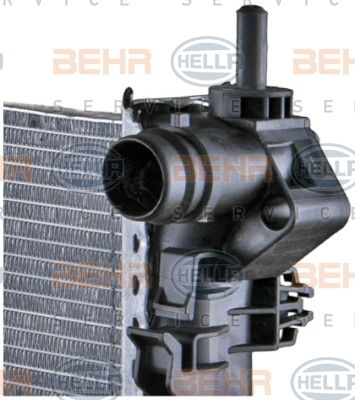 HELLA Radiaator,mootorijahutus 8MK 376 745-104