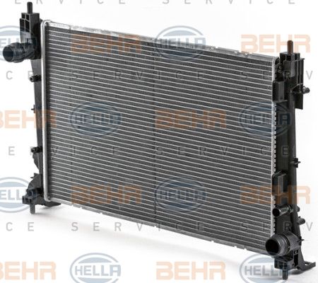 HELLA Радиатор, охлаждение двигателя 8MK 376 900-204