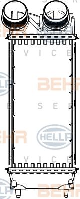 HELLA Kompressoriõhu radiaator 8ML 376 777-351