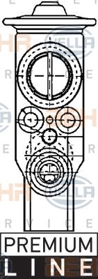 HELLA Расширительный клапан, кондиционер 8UW 351 234-171