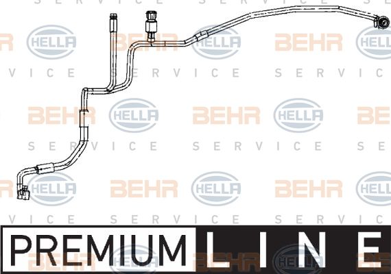 HELLA Трубопровод высокого давления, кондиционер 9GS 351 338-271