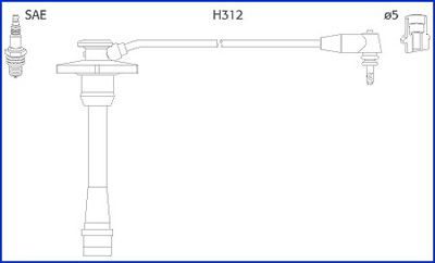 HITACHI Süütesüsteemikomplekt 134130