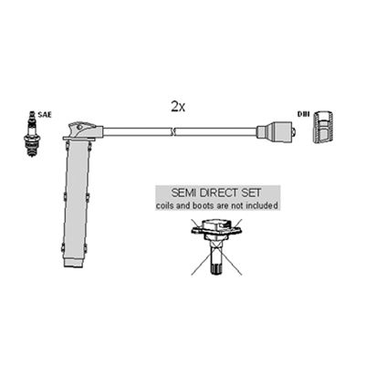 HITACHI Süütesüsteemikomplekt 134373