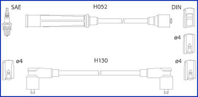 HITACHI Süütesüsteemikomplekt 134473