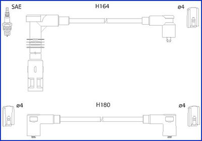 HITACHI Süütesüsteemikomplekt 134700