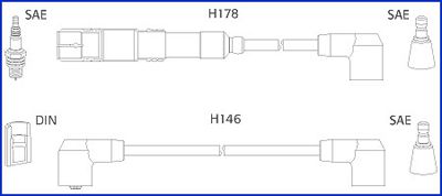 HITACHI Süütesüsteemikomplekt 134755