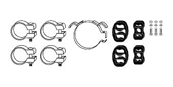 HJS Монтажный комплект, система выпуска 82 35 8159