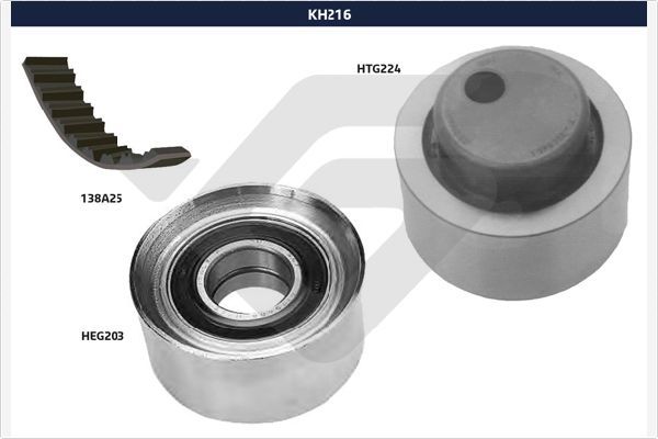 HUTCHINSON Комплект ремня ГРМ KH 216