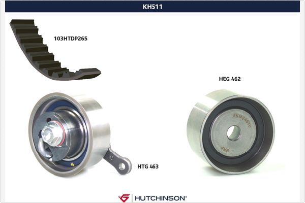 HUTCHINSON Комплект ремня ГРМ KH 511