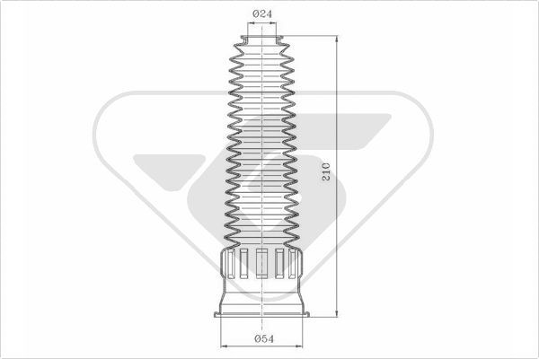 HUTCHINSON Пылезащитный комплект, амортизатор KP067