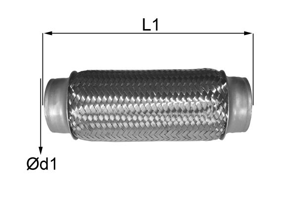 IMASAF Гофрированная труба, выхлопная система 06.50.45