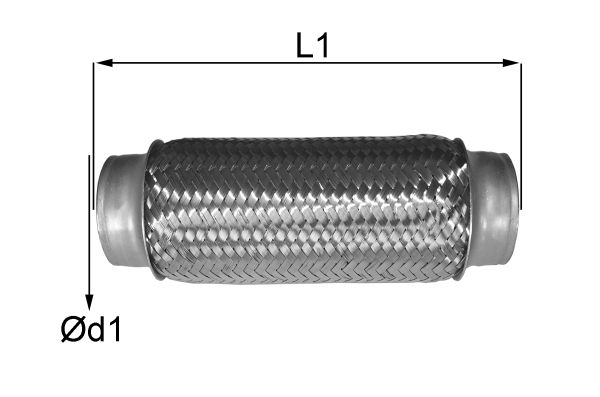 IMASAF Гофрированная труба, выхлопная система 06.50.50