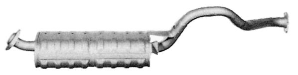 IMASAF Глушитель выхлопных газов конечный MI.55.07