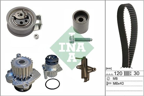 INA Veepump + hammasrihmakomplekt 530 0340 31