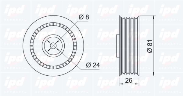 IPD Pingutusrull,soonrihm 14-0024