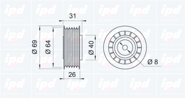 IPD Seade-/juhtrull,soonrihm 14-0675