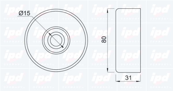 IPD Pingutusrull,soonrihm 14-0996