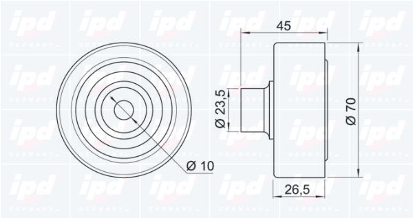 IPD Seade-/juhtrull,soonrihm 15-3316