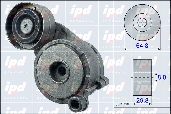 IPD Натяжная планка, поликлиновой ремень 15-3961