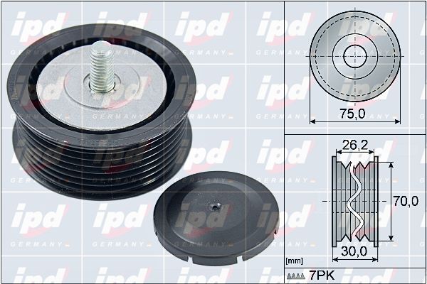 IPD Паразитный / ведущий ролик, поликлиновой ремень 15-4139