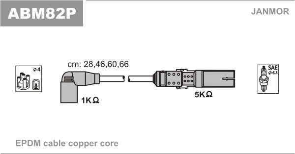 JANMOR Süütesüsteemikomplekt ABM82P