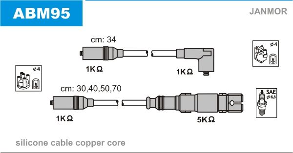 JANMOR Süütesüsteemikomplekt ABM95