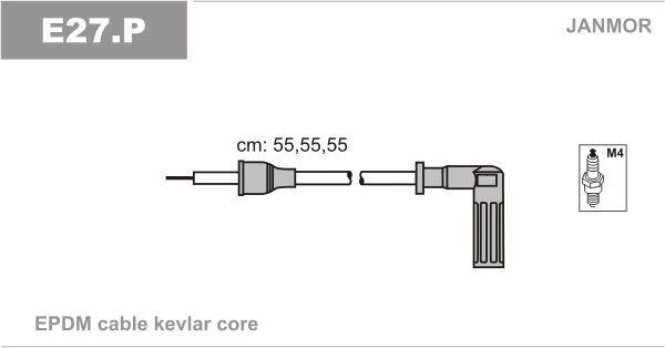 JANMOR Süütesüsteemikomplekt E27.P