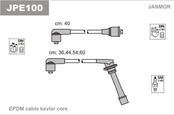 JANMOR Süütesüsteemikomplekt JPE100