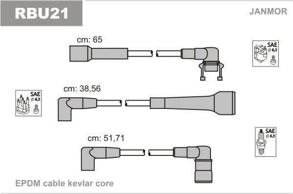 JANMOR Süütesüsteemikomplekt RBU21