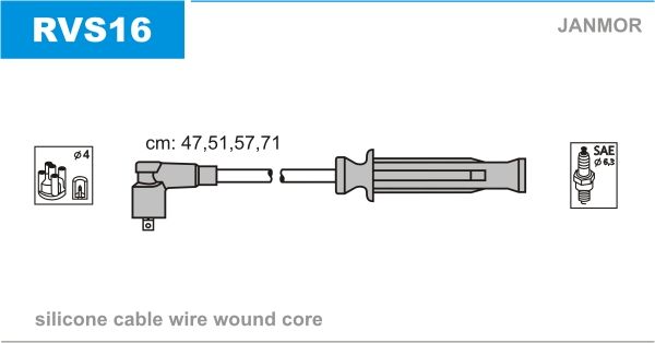 JANMOR Süütesüsteemikomplekt RVS16