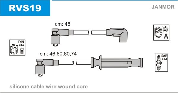 JANMOR Süütesüsteemikomplekt RVS19