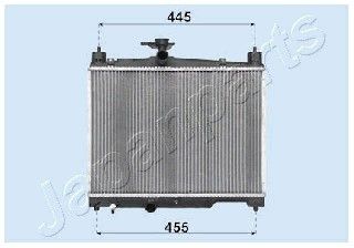 JAPANPARTS Радиатор, охлаждение двигателя RDA153041